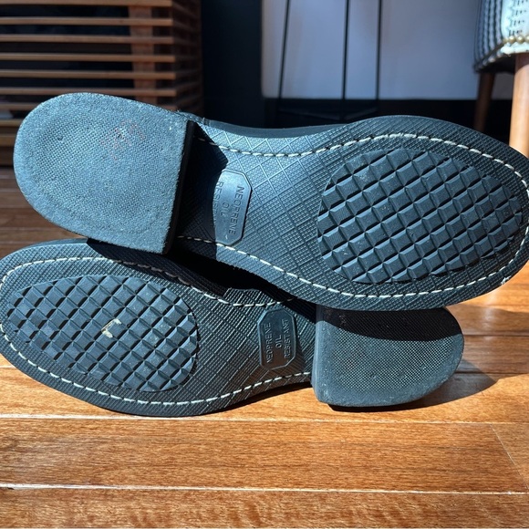 Vintage Frye Black Leather Campus Boot Ankle Boots womens size 9M - Picture 11 of 13